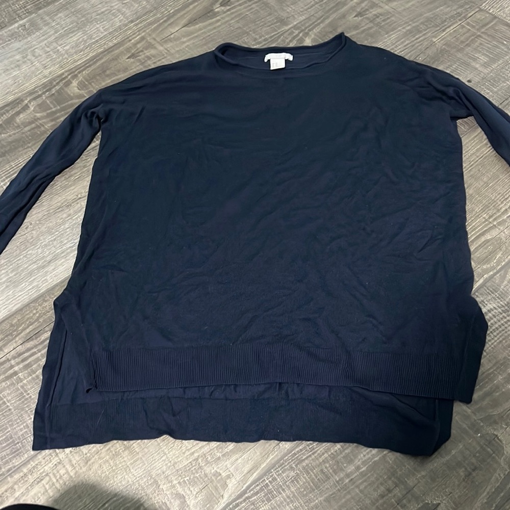 Navy blue long sleeve shirt Size XS